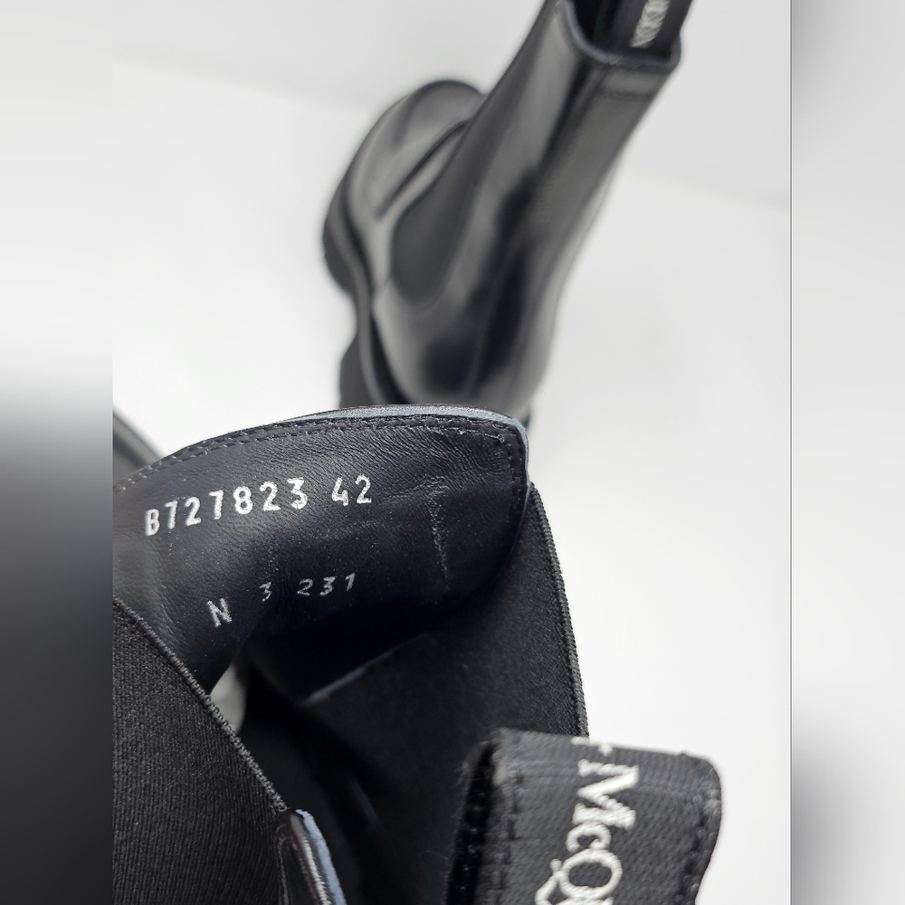 Alexander McQueen Black Leather Boots - Picture 5 of 16